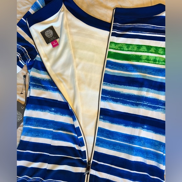 Vince Camuto NWT size 6 striped dress - Picture 5 of 7